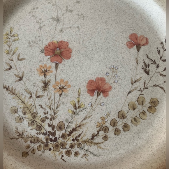 Mikasa Whole Wheat Jardiniere E 8016 Japan 10.5 in Dinner Plate 1980’s 6 - Picture 2 of 5